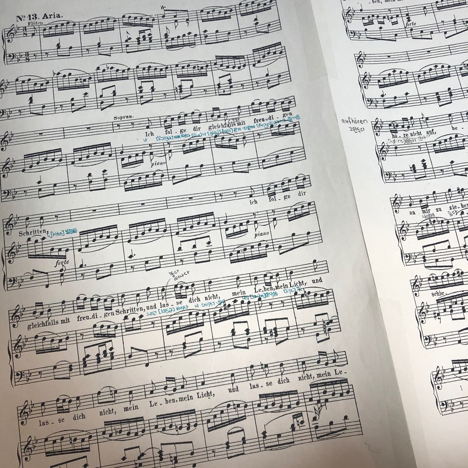  바흐 오라토리오: Johannes Passion BWV 245 - 13.Ich folge dir gleichfalls mit freudigen Schritten