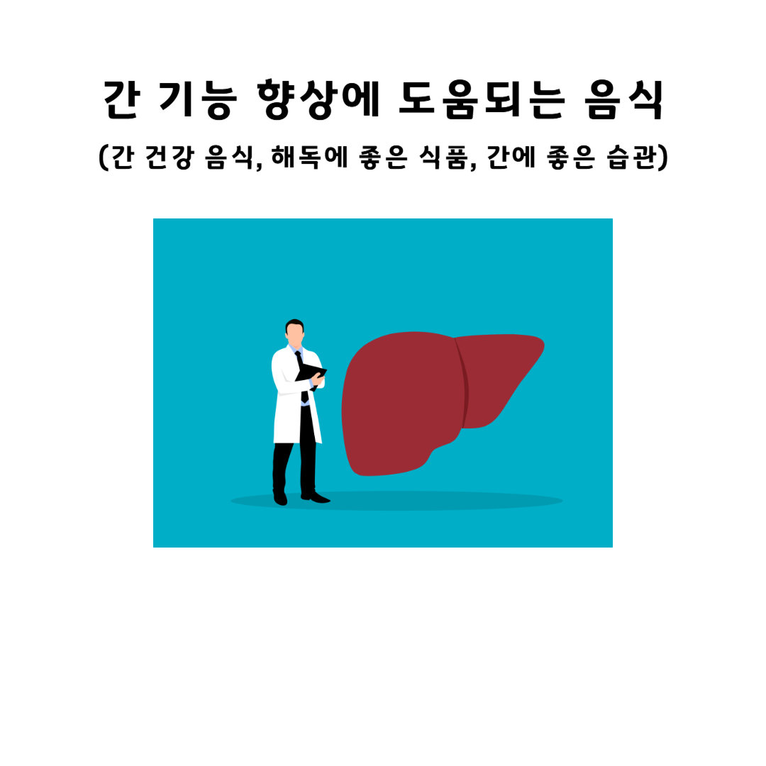 간 기능 향상에 도움되는 음식 (간 건강 음식, 해독에 좋은 식품, 간에 좋은 습관)