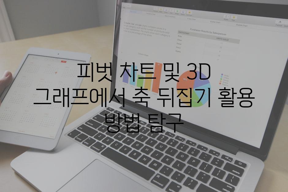 피벗 차트 및 3D 그래프에서 축 뒤집기 활용 방법 탐구