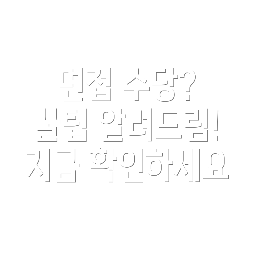 청년 면접 수당