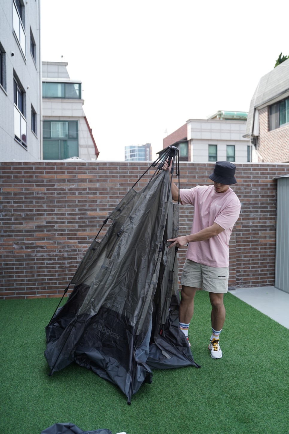 집에서도 자동텐트와 감성캠핑! 원터치텐트 패스트캠프 오토6 9