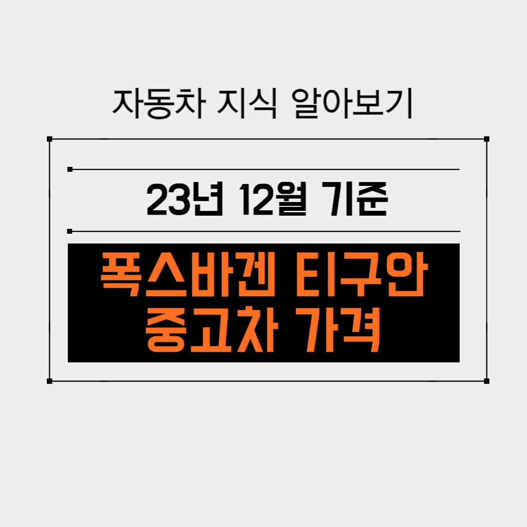 폭스바겐 티구안의 가격