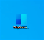 WhyNotWin11 실행