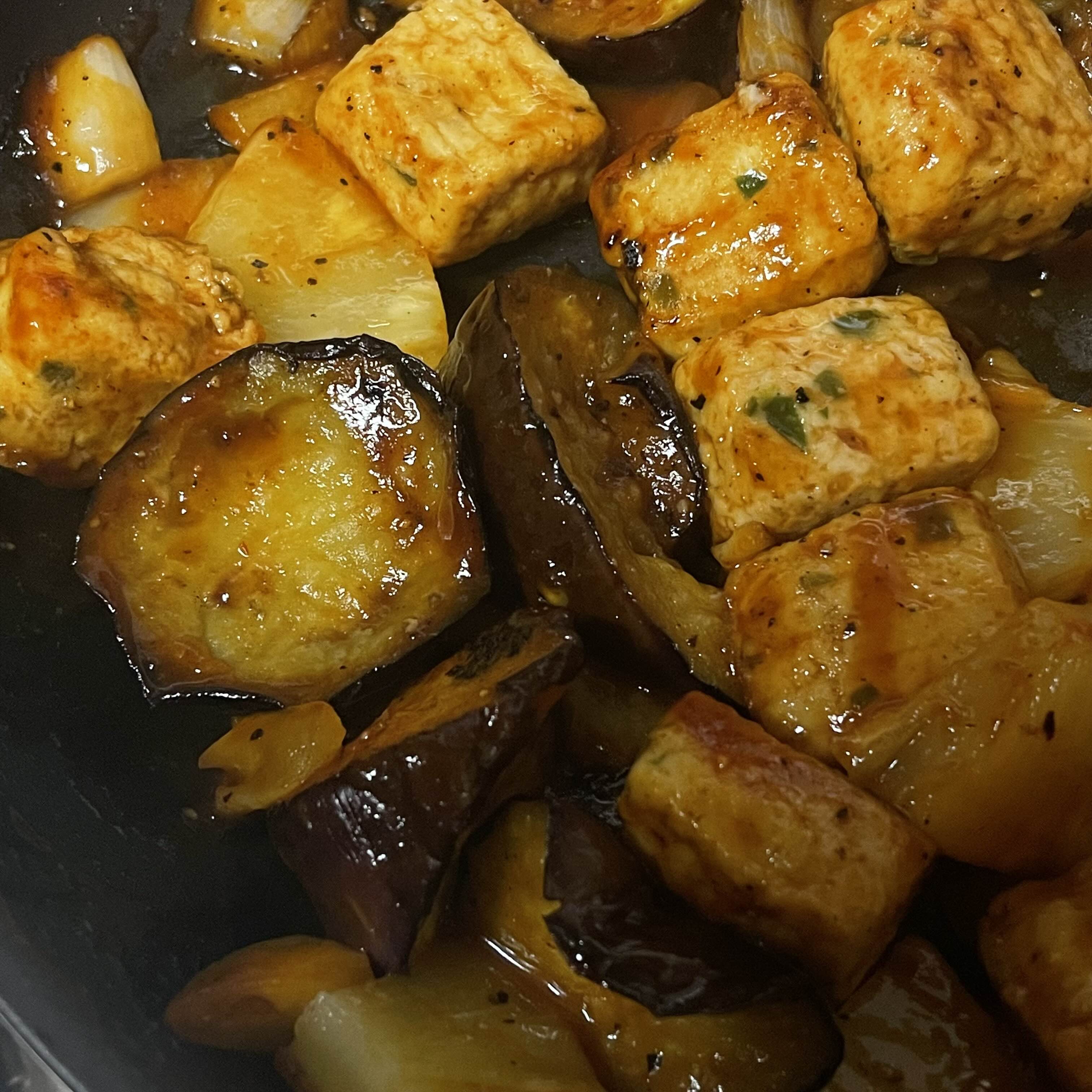  살 빠지는 레시피 : 매콤한 다이어트 탕수육 (가지, 닭가슴살) 5분 컷