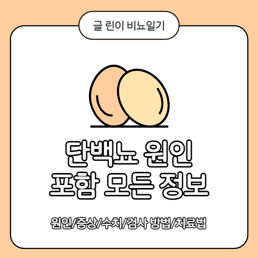  단백뇨 원인 포함 모든 정보