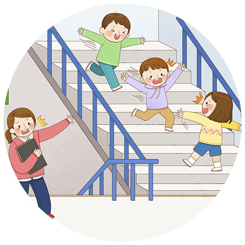 학교 안전 사고 관련 사진