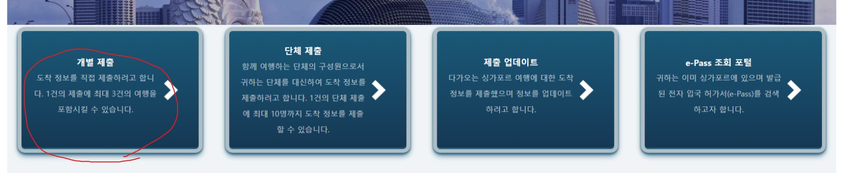 입국신고서두번째화면
