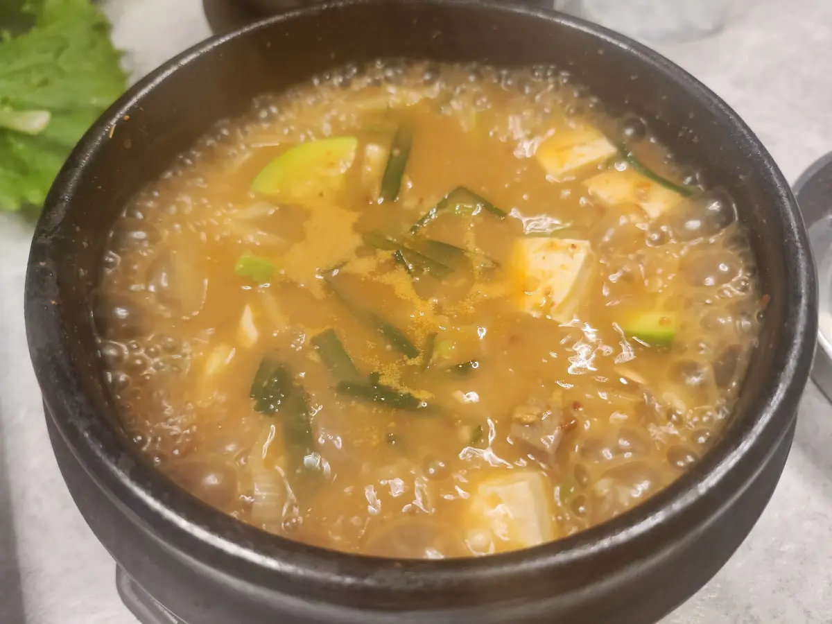 양산-고기집-화적돈-소고기-된장찌개