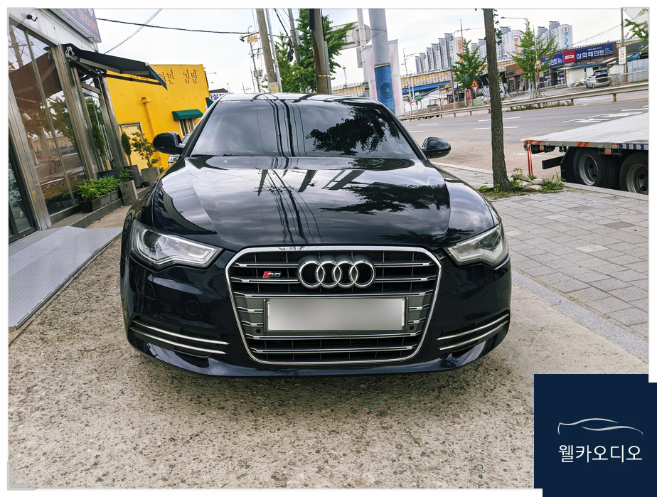  아우디 AUDI A6 MMI  오디오 블랙아웃 먹통 수리