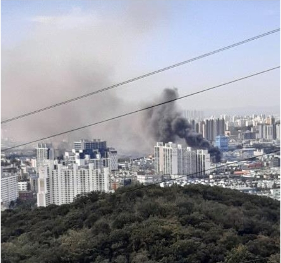  인천 가좌동 자동차 부품공장 화재 발생