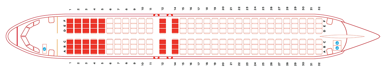 에어아시아 A320 좌석배치도