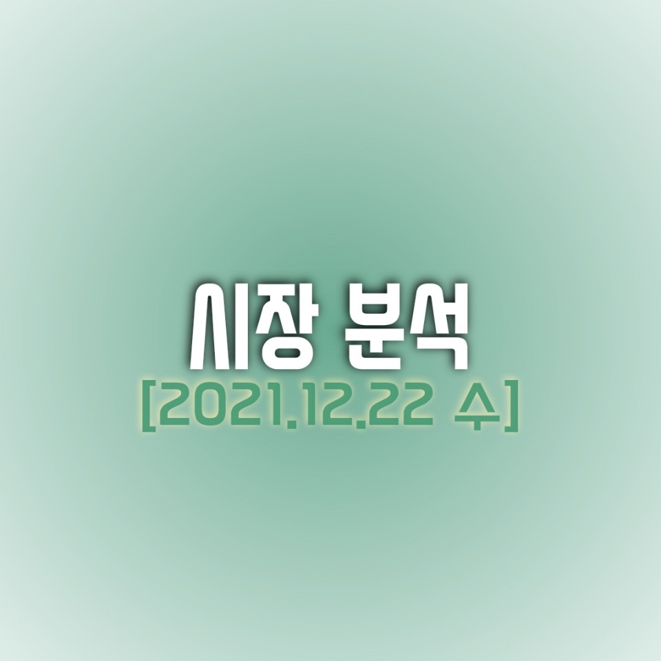  금일(12/22) 주식 시장 분석