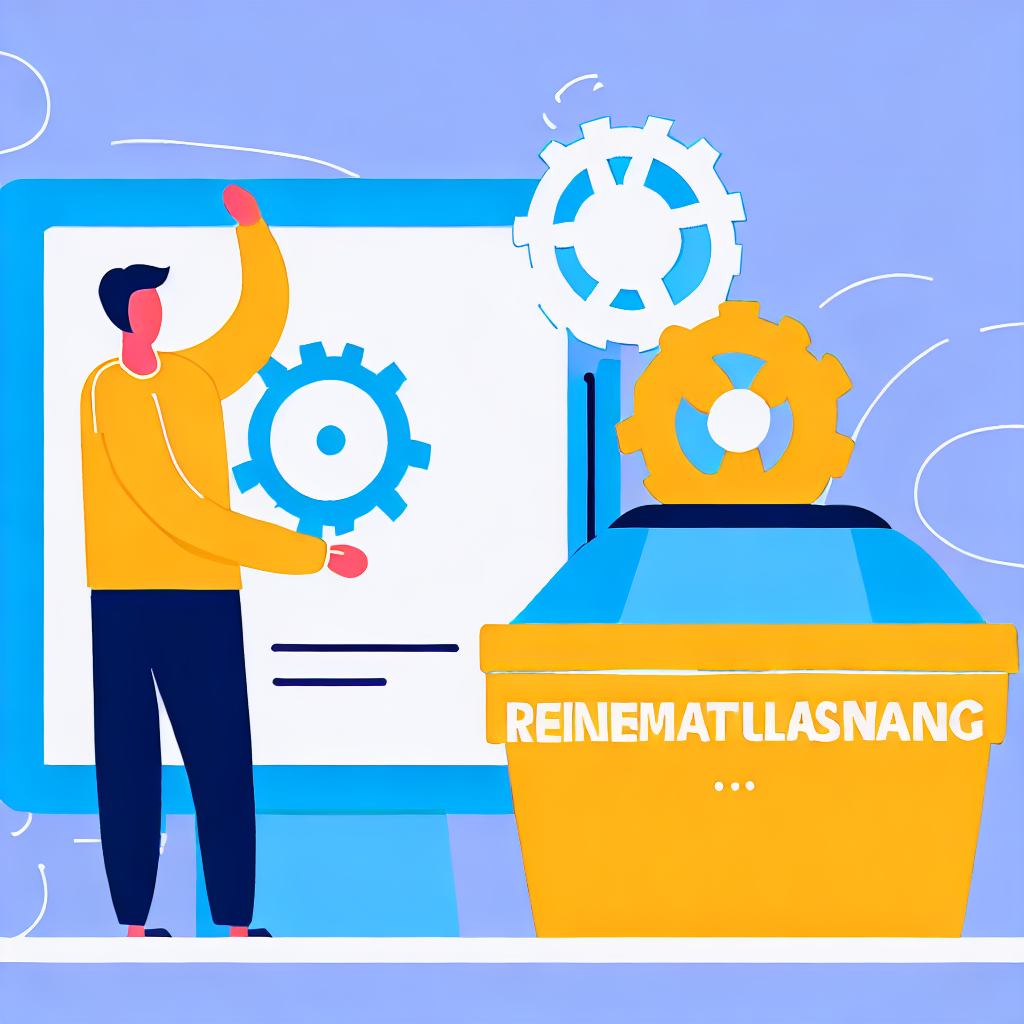 Flat vector style image of a person setting up automatic renewal for their savings account