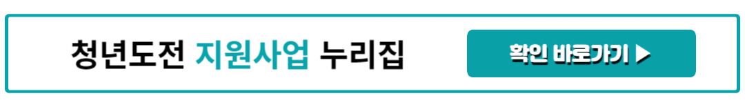 청년도전 지원사업 누리집
