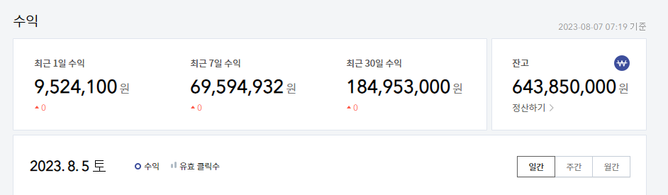 텐핑 수익