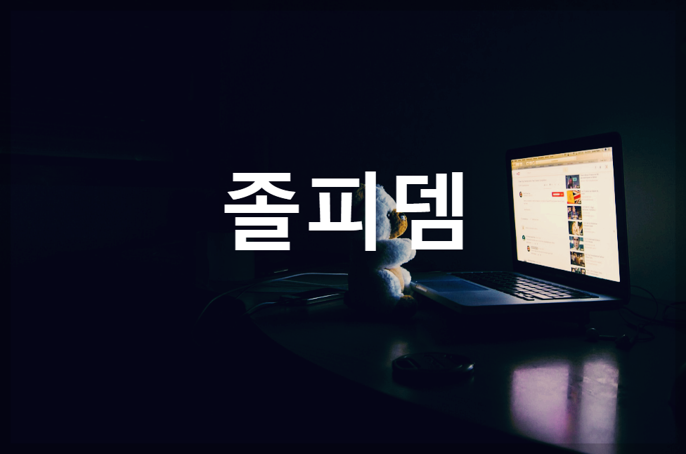  졸피뎀 : 불면증에 효과는 좋지만 부작용이 심한 수면제