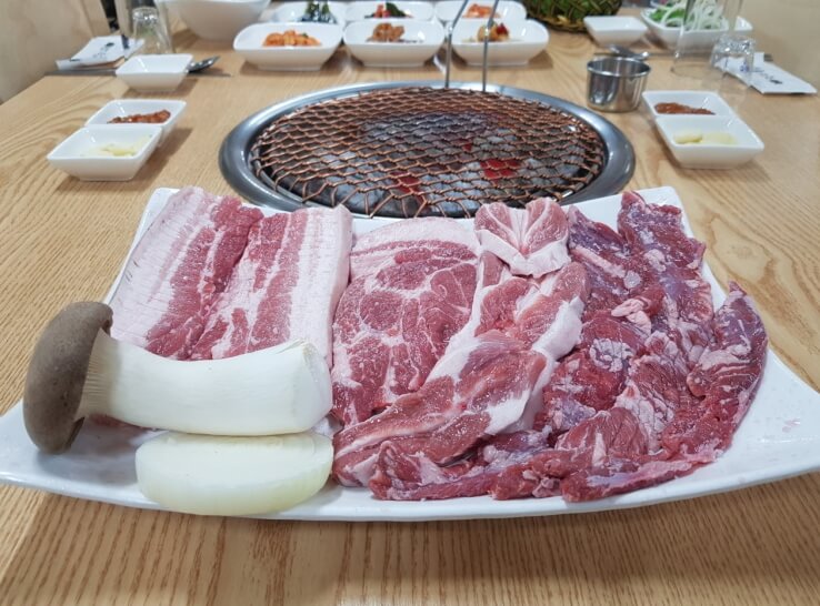 흑돼지 구이