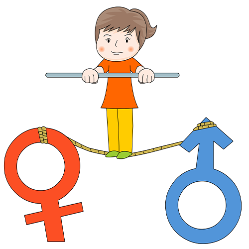  보건 의료 건강 의학 (1/7) 사춘기 성장 일러스트