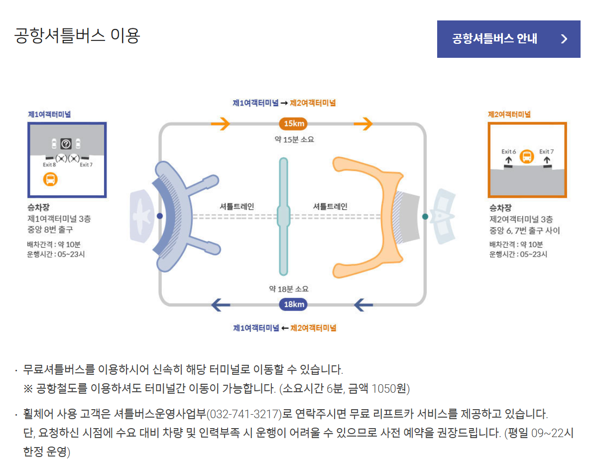 대전-인천공항-리무진-시간표