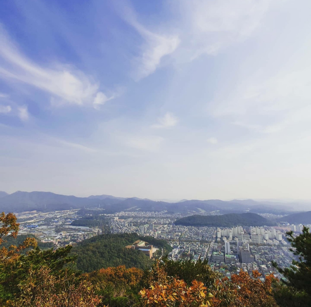  가을, 아름다운 계절의 등산