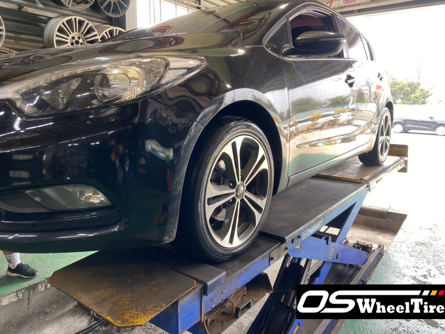 k3 해치백 춘천타이어 한국타이어 K3 해치백 키너지EX 215 9