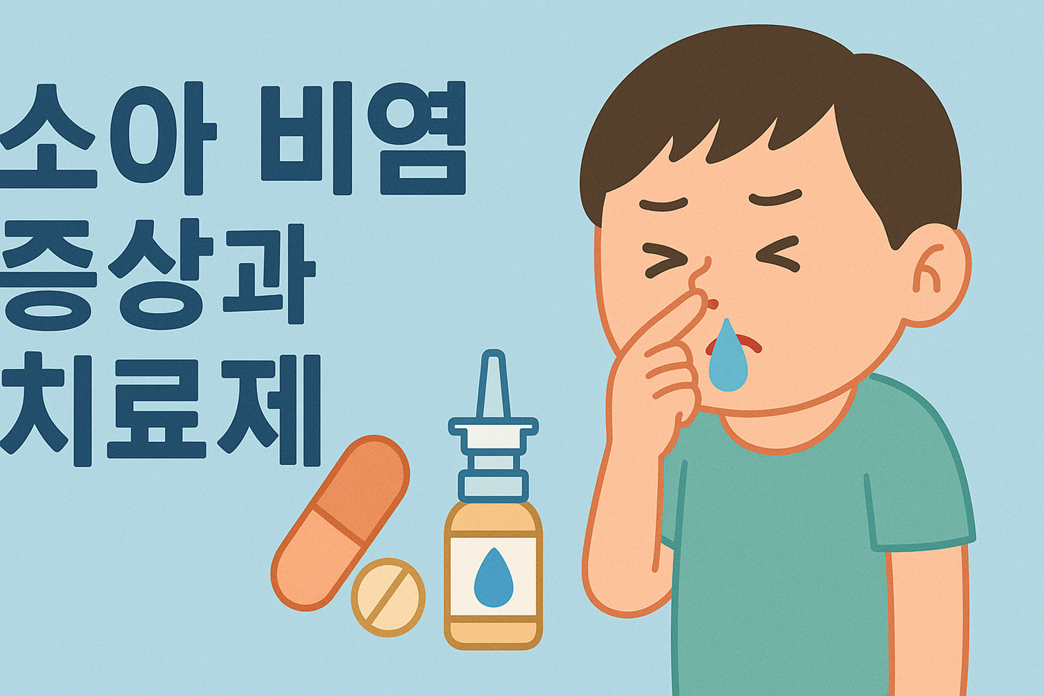 소아 비염 증상과 치료제