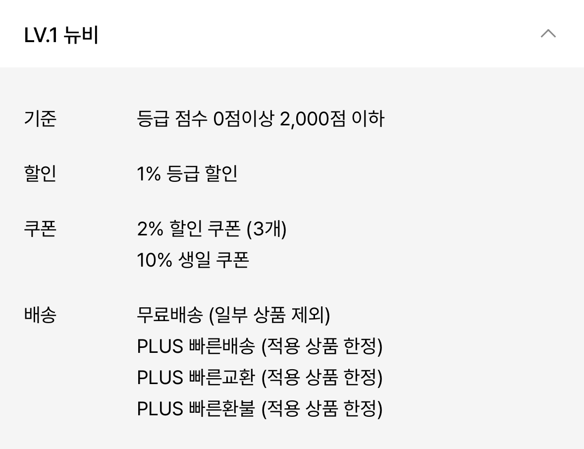 무신사 등급