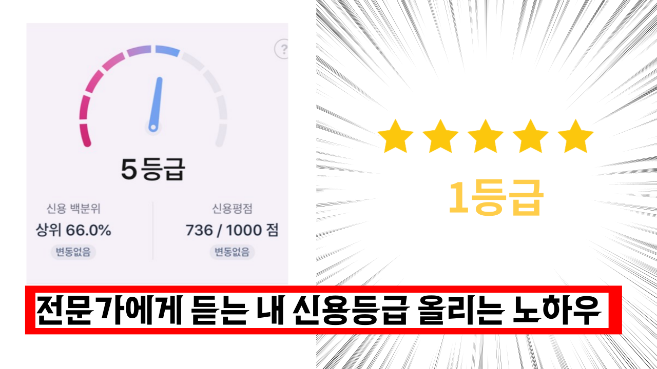  전문가에게 듣는 내 신용등급 올리는 노하우 공개