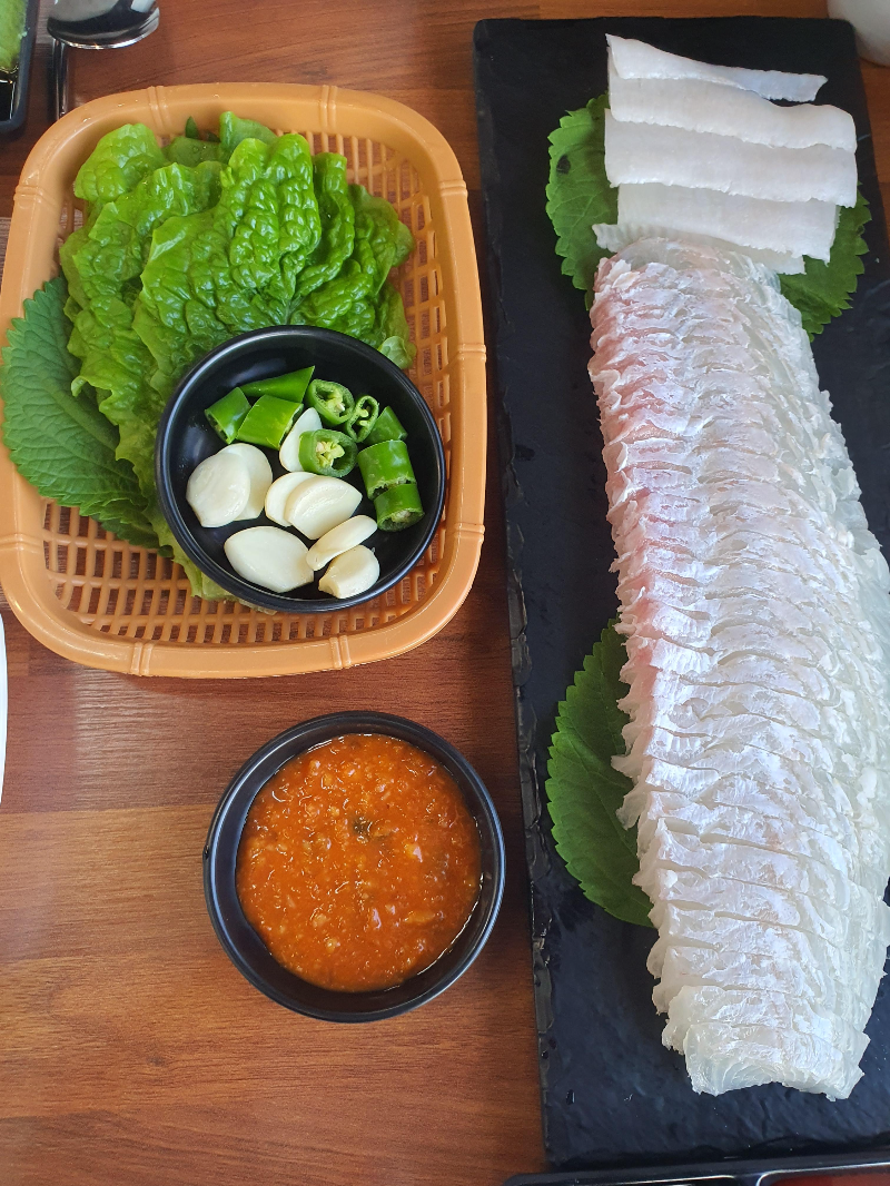 광어회