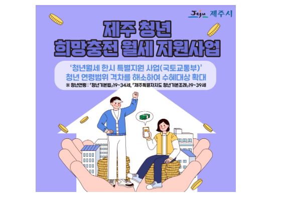 2025년 제주청년 희망충전 월세지원사업 지원 대상, 신청 방법, 지원내용 총정리