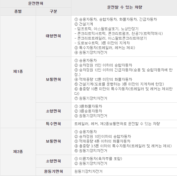 운전 가능 면허 이미지2