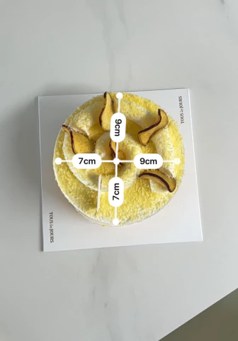 아이폰-측정-앱으로-잰-케이크의-지름은-16cm