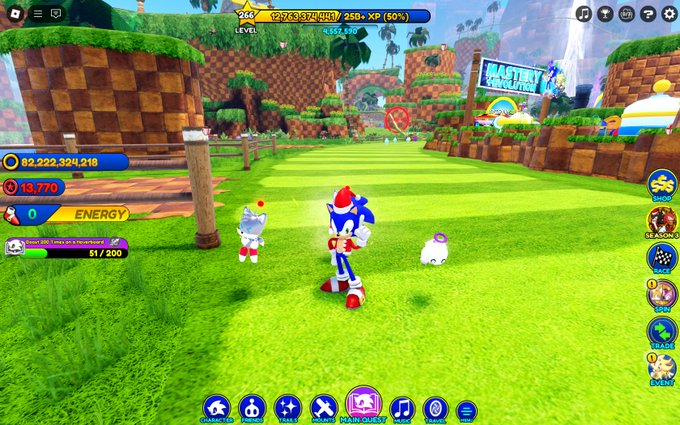 로블록스 소닉 스피드 시뮬레이터 코드 (Sonic Speed Simulator)
