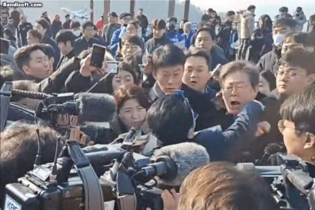  이재명대표 피습순간 영상