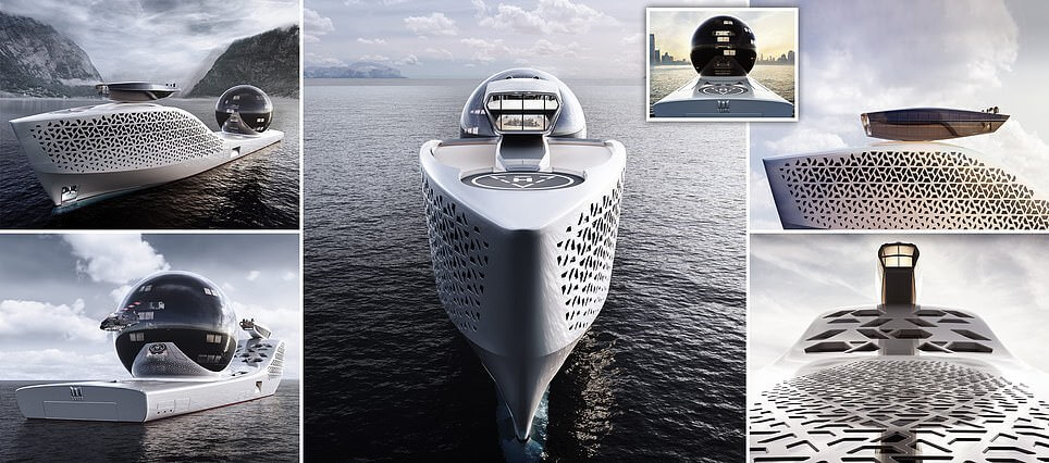  세계 최대 핵추진 과학 탐사선 2025년 진수 VIDEO:Enormous 984-foot-long nuclear-powered exploration vessel the same size as the world's largest cruise ship ..