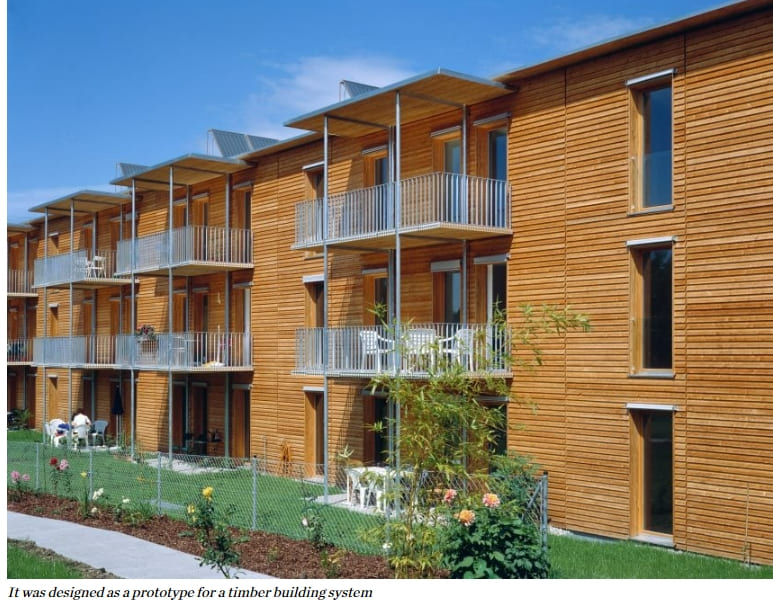 오스트리아의 대규모 목조 주택...&quot;수명 비판 근거 없어&quot; [Timber Revolution] Ölzbündt housing shows that &quot;criticism of the longevity of wooden buildings is unfounded&quot;