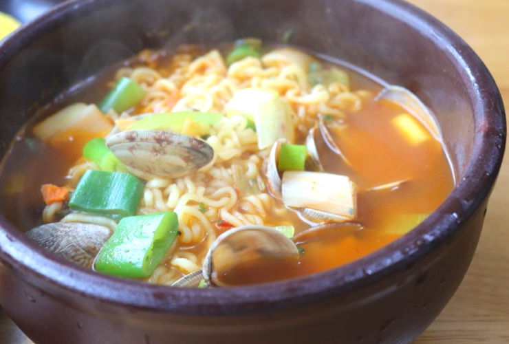 바지락-라면