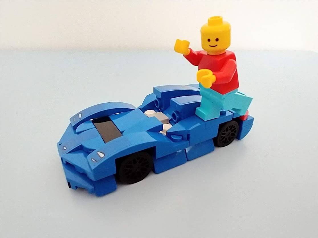 크리에이터 빨간 작은 차. 레고 : Lego 30577 리뷰.