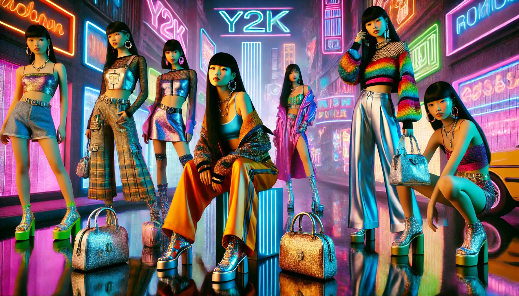화려함을 더하다: Y2K 감성의 컬러풀 패션 아이템