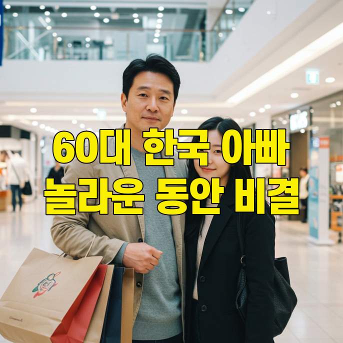 60대 한국 아빠의 놀라운 동안 비결 5가지 방법