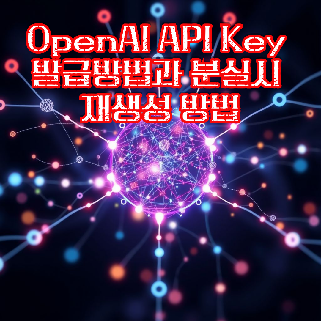 OpenAI API Key 발급방법과 분실시 재생성 방법