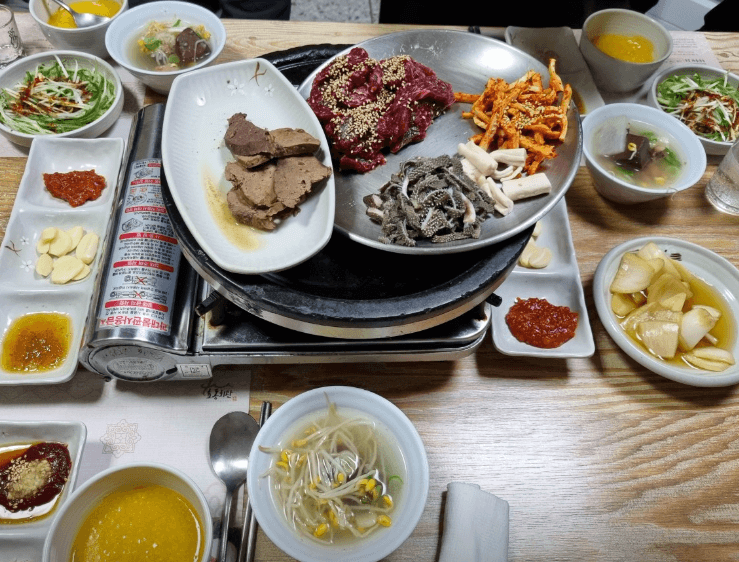 효동회관 음식사진