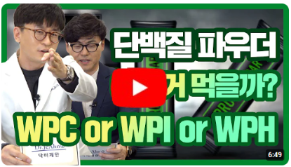 단백질 파우더 어떤거 먹을까? WPC, WPI, WPH.