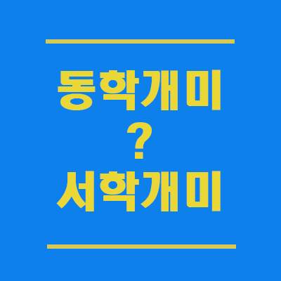  동학개미 뜻과 서학개미 뜻! 알고 사용하시나요?
