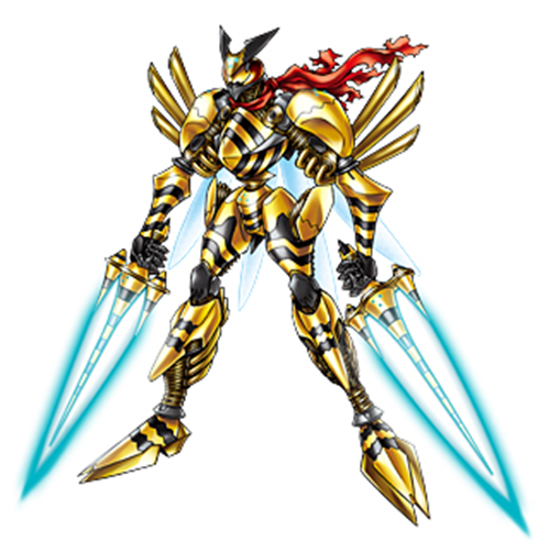  [디지몬도감] 타이거 베스파몬 タイガーヴェスパモン TIGERVESPAMON TIGERVESPAMON