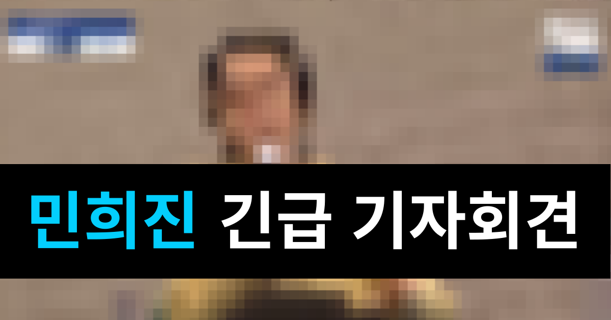 민희진 어도어 대표 기자회견