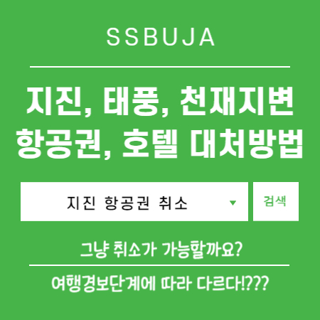 천재지변 항공편 취소 썸네일ㅋ