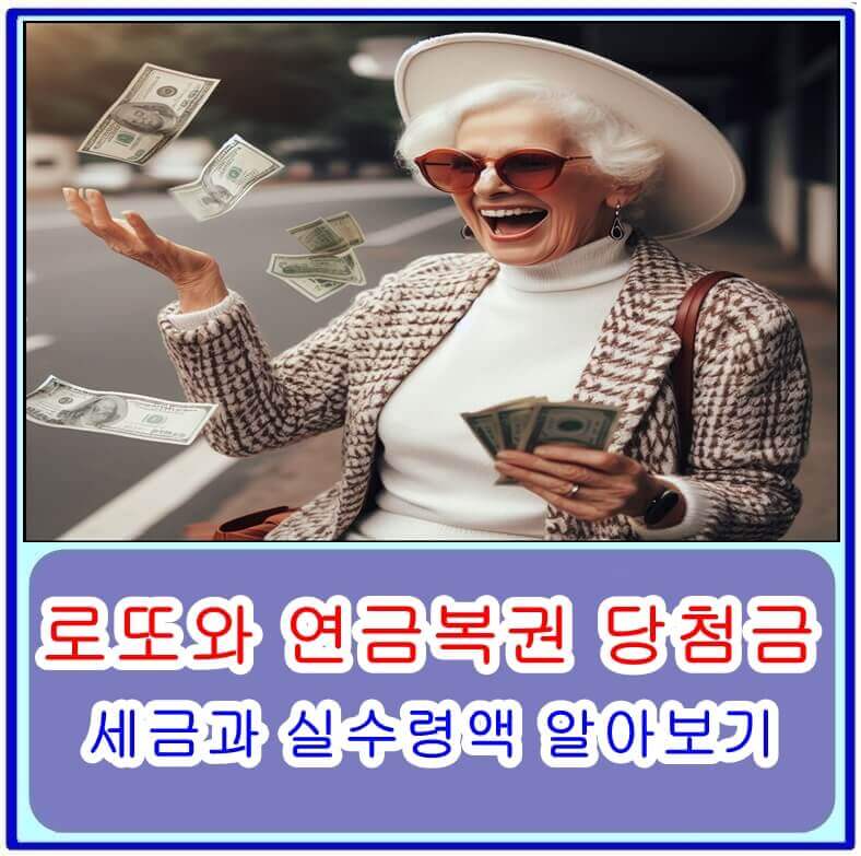  로또와 연금복권 당첨되면 얼마나 받을 수 있을까? 세금과 실수령액 알아보기
