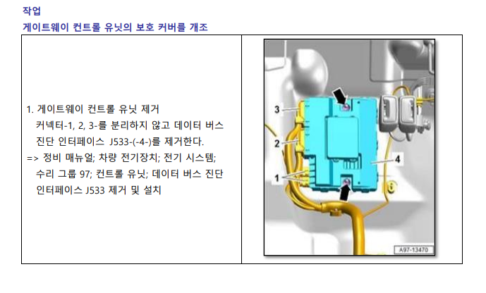 아우디-리콜-게이트웨이-부품개조