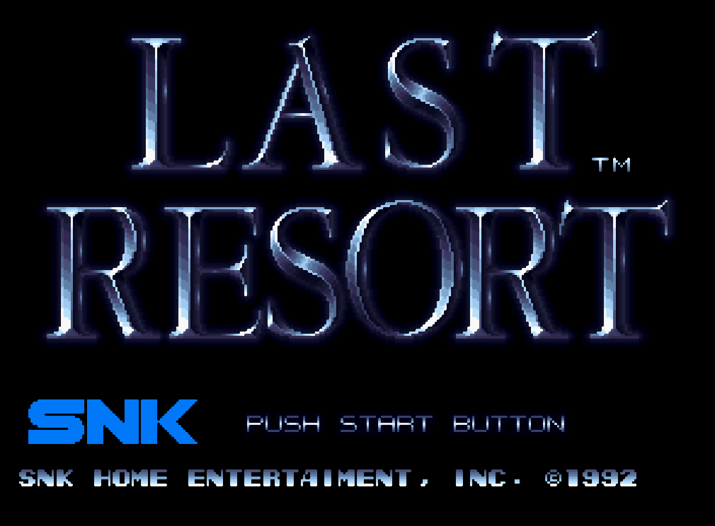  (SNK) 라스트 리조트 - ラストリゾート Last Resort (네오지오 CD ネオジオCD Neo Geo CD - iso 파일 다운로드)